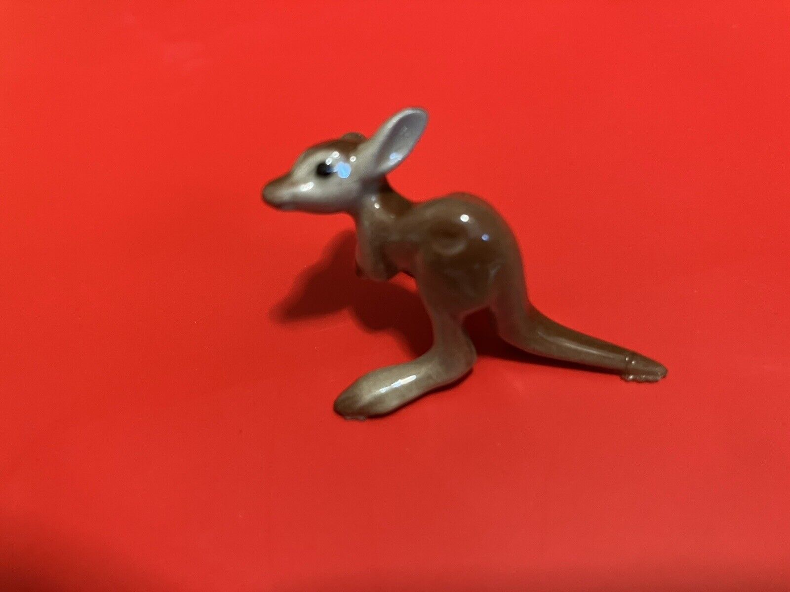 Hagen Renaker Miniature Ceramic Baby Joey Kangaroo Figurine Repaired See Photos