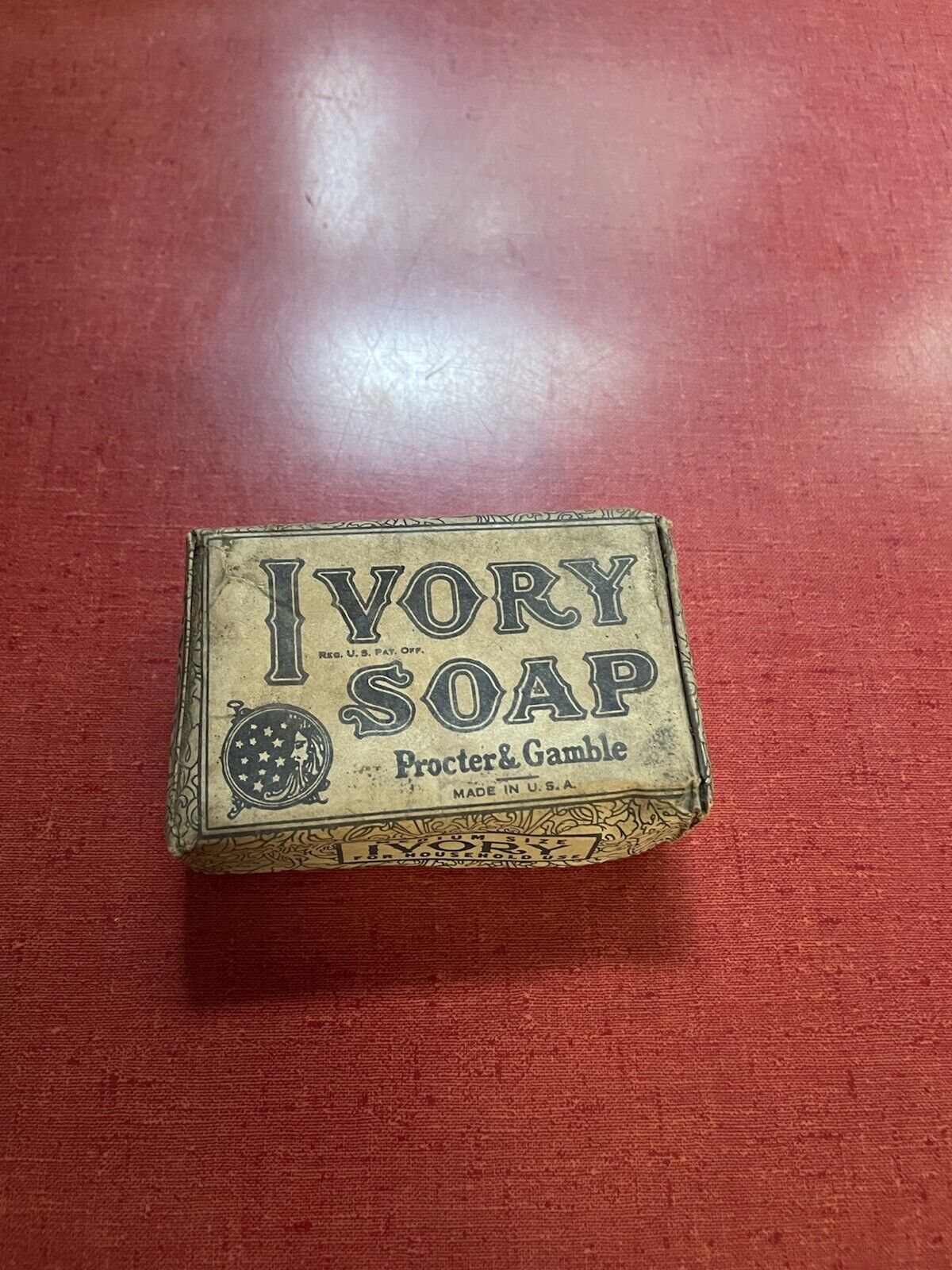 Vintage 1930\'s Ivory Soap Procter & Gamble Medium size Bar Original Wrapper