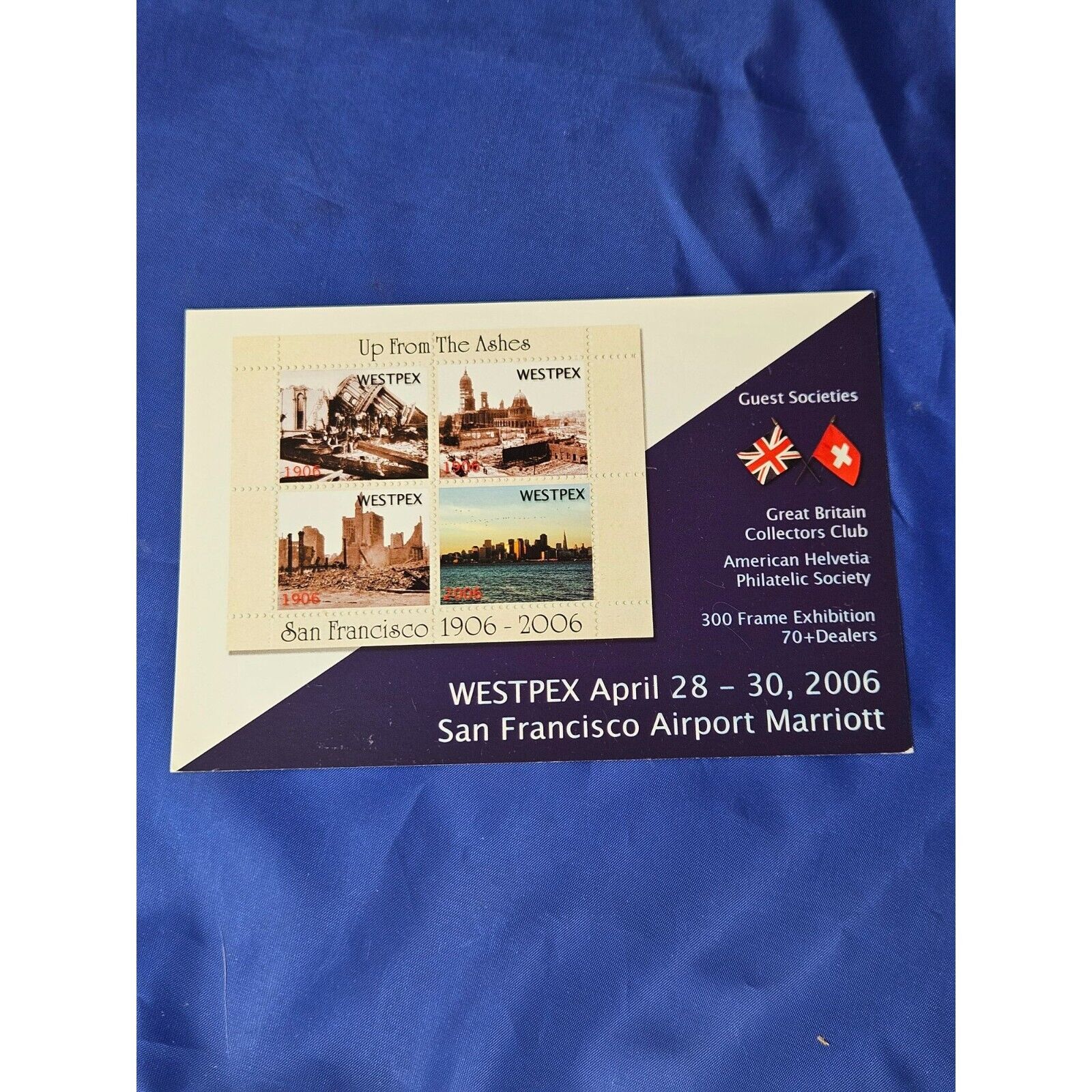 Westpex 2006 Stamp Show Postcard San Francisco