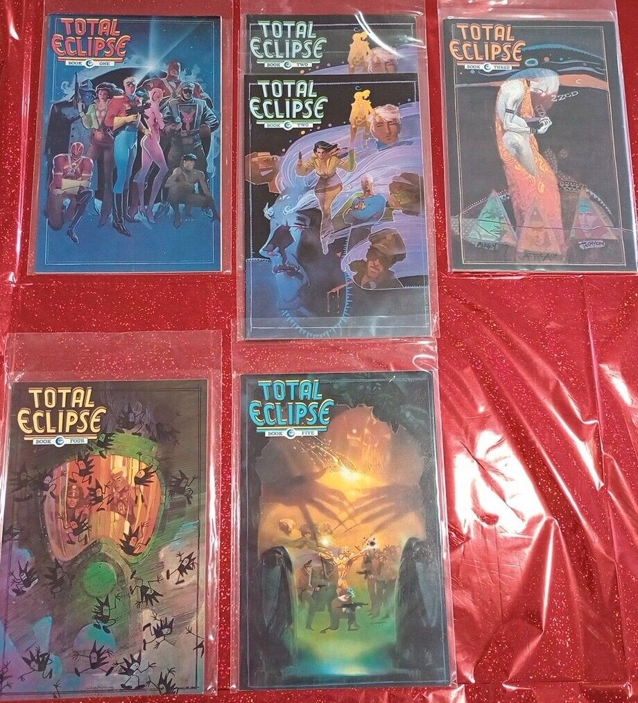 TOTAL ECLIPSE 1 2 3 4 5 COMPLETE SERIES Eclipse Comics 1988-1989 1-5 + BONUS