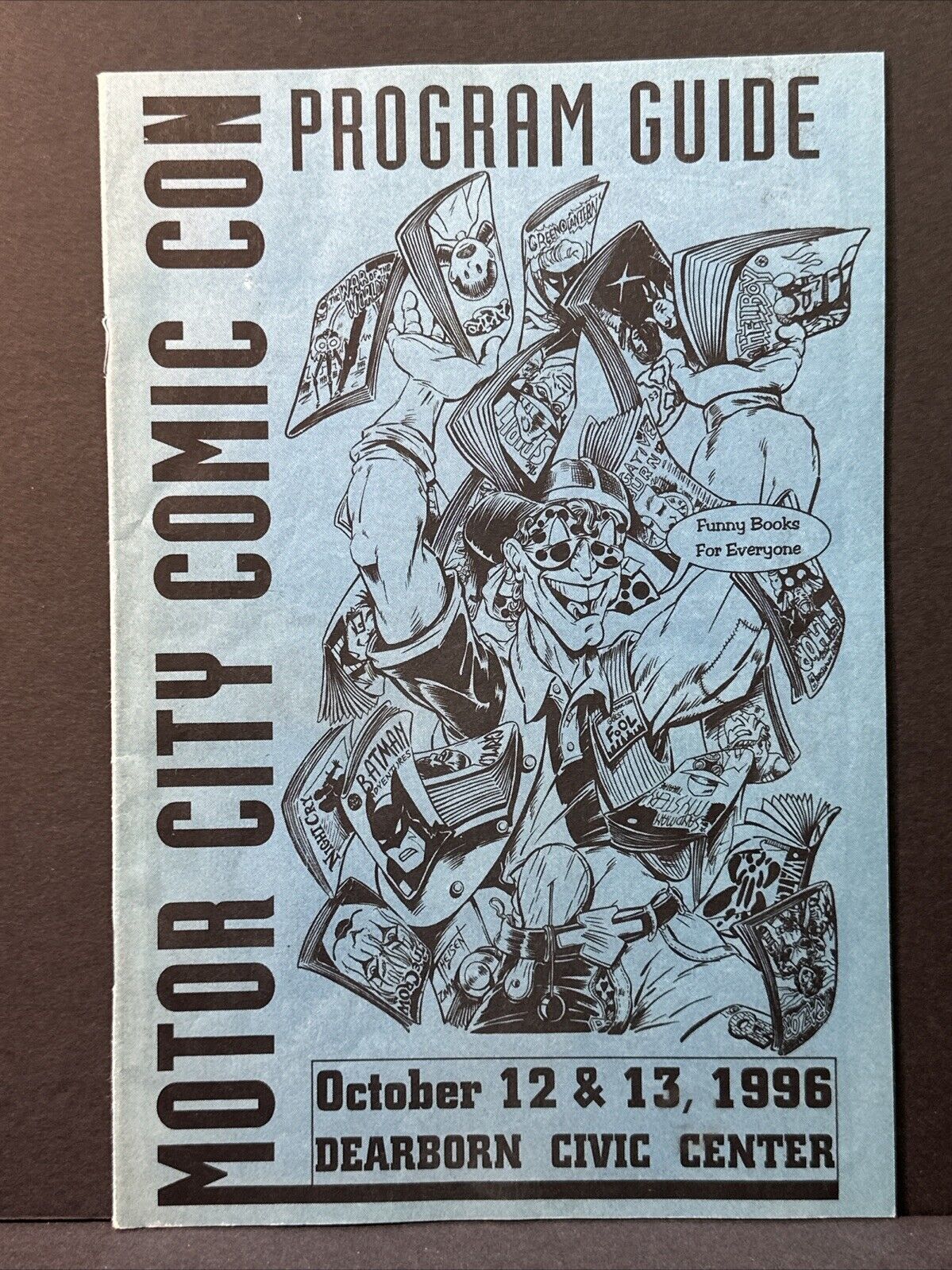 Motor City Comic Con Program Guide 1996 Dearborn Civic Center