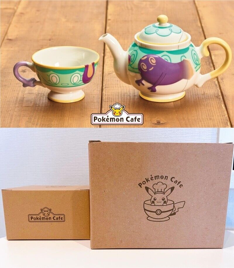 Polteageist Tea Pot & Sinistea Tea Mug Cup Set Poltchageist Pokemon Cafe Limited