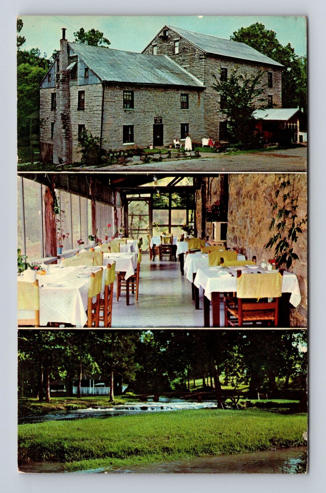 Brandenburg KY-Kentucky, Historic Doe Run Inn Advertising, Vintage Postcard