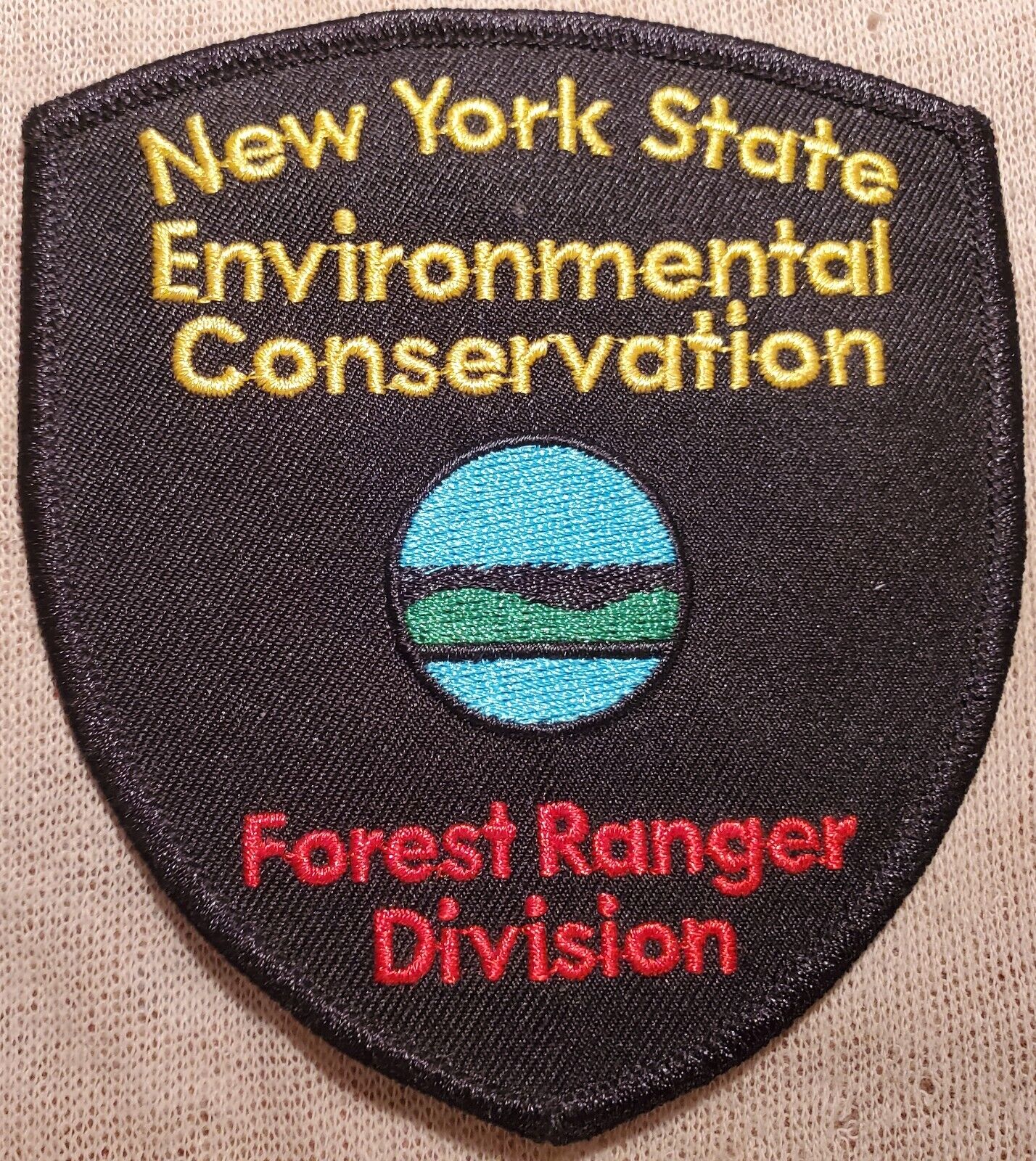 NY New York State Environmental Conservation Forest Ranger Div. Shoulder Patch