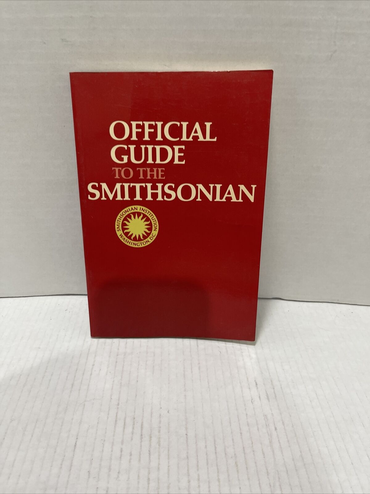 Washington DC Official Guide to the Smithsonian Institution 1981 ~ Pull Out Map