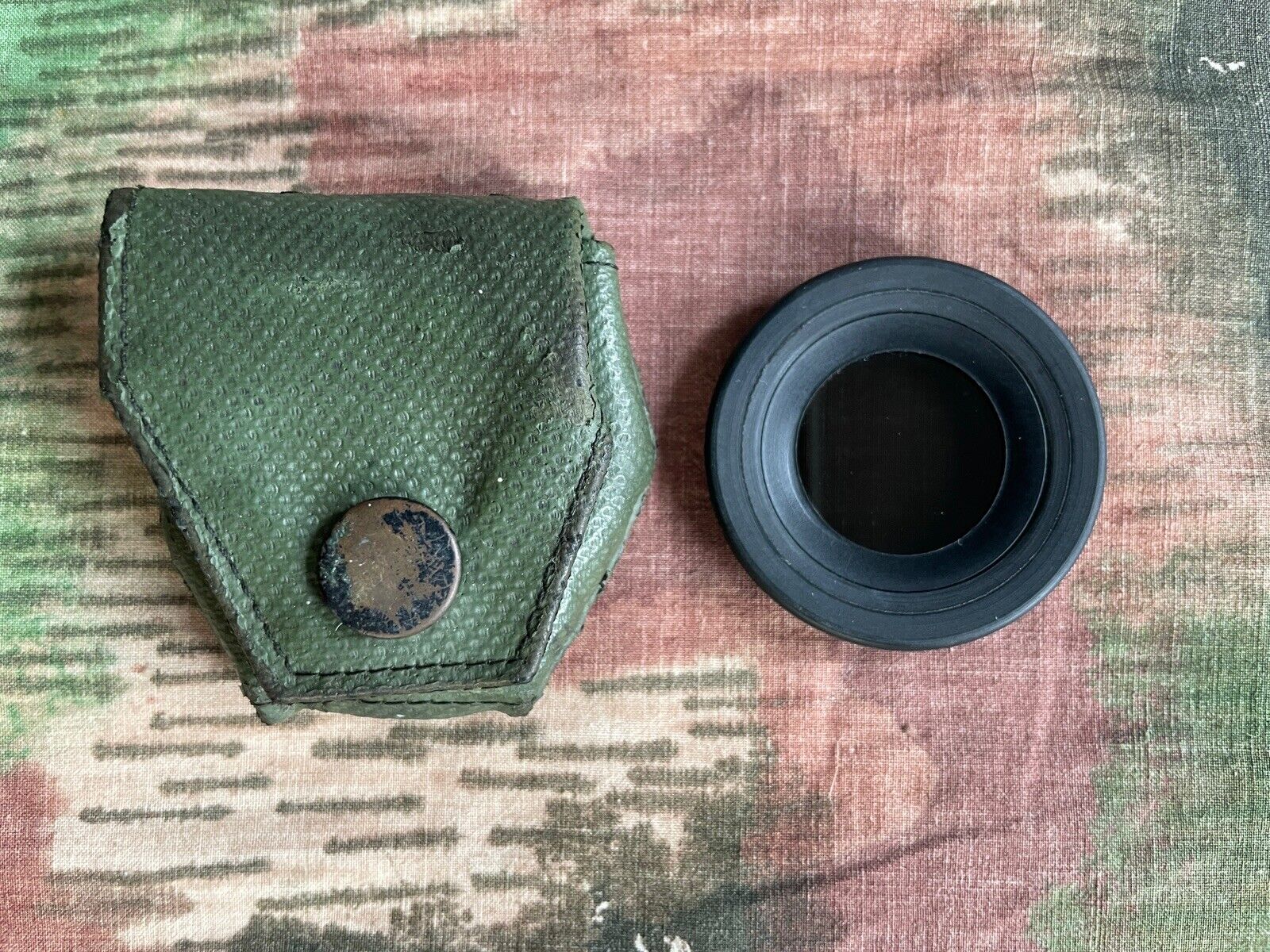 RARE BRITISH ARMY L4A2 NIGHT VISION GOGGLES SUN FILTER & POUCH NVG