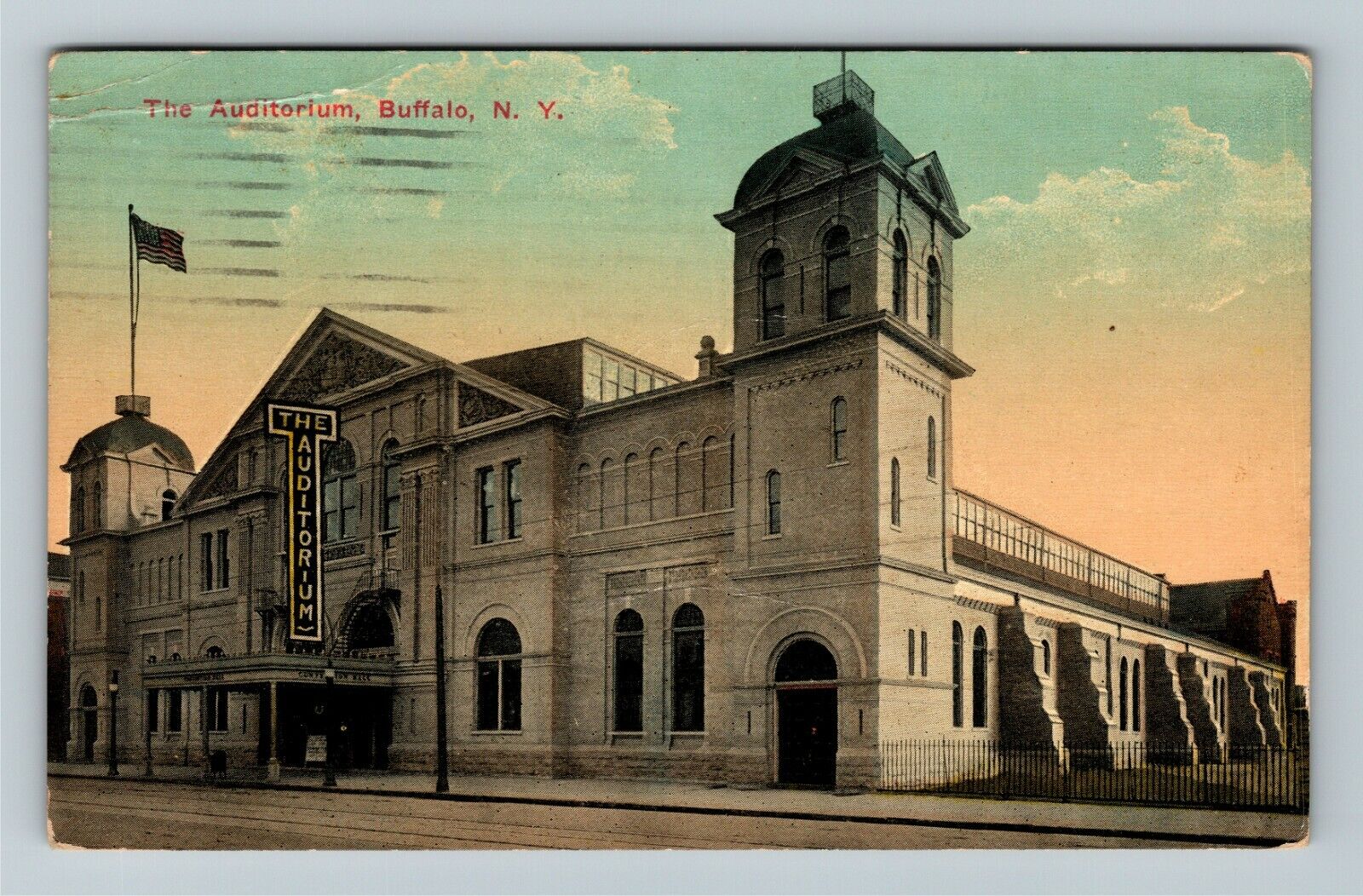 Buffalo NY-New York The Auditorium, c1914 Vintage Postcard