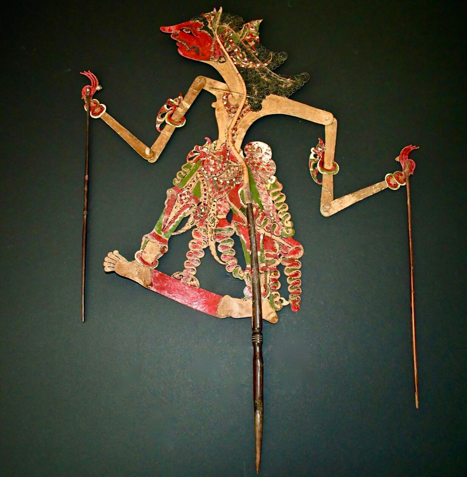Original Antique Wayang Kulit Javanese Shadow Puppet (Indonesia)