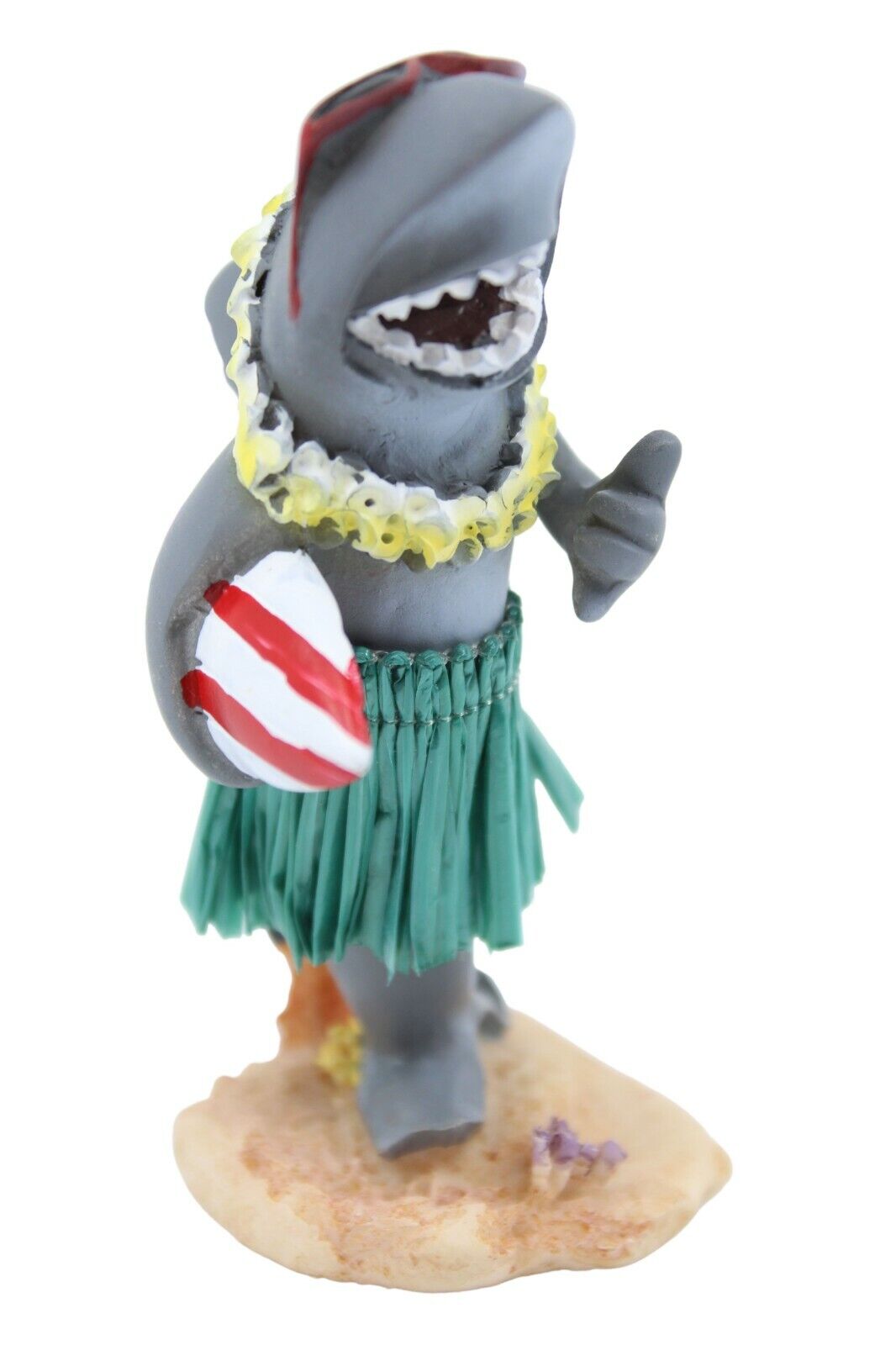Hawaiian Hula Shark w Surfboard Miniature Dashboard Doll - Mano, 4\