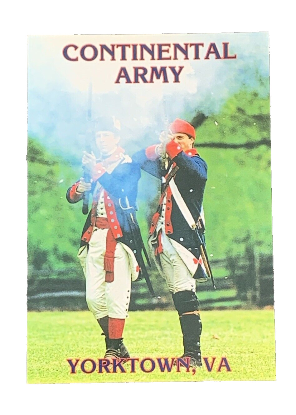 Continental Army Yorktown Victory Center Yorktown Virginia Postcard Unposted