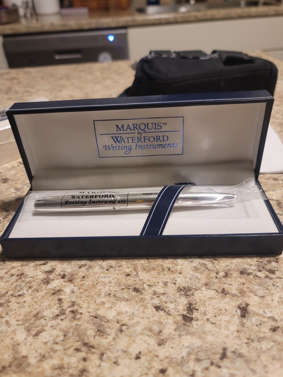 Marquis By Waterford Writing Instruments Pen w/Box Silver