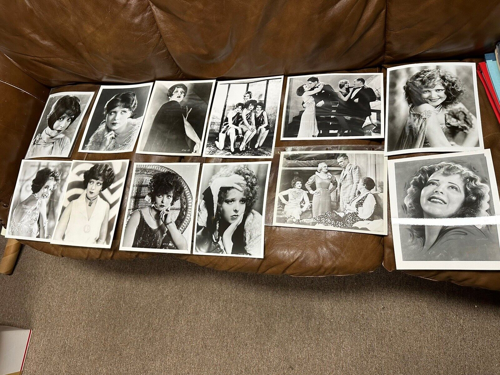 Vintage Clara Bow Photo Lot Collection Sexy movie star Hollywood