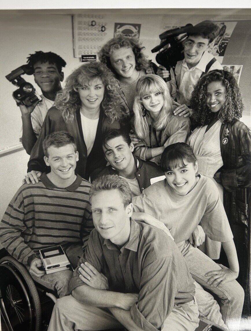 1988 Press Photo Cast Members of TV 101 on CBS Matt LaBlanc, Stacey Dash & More
