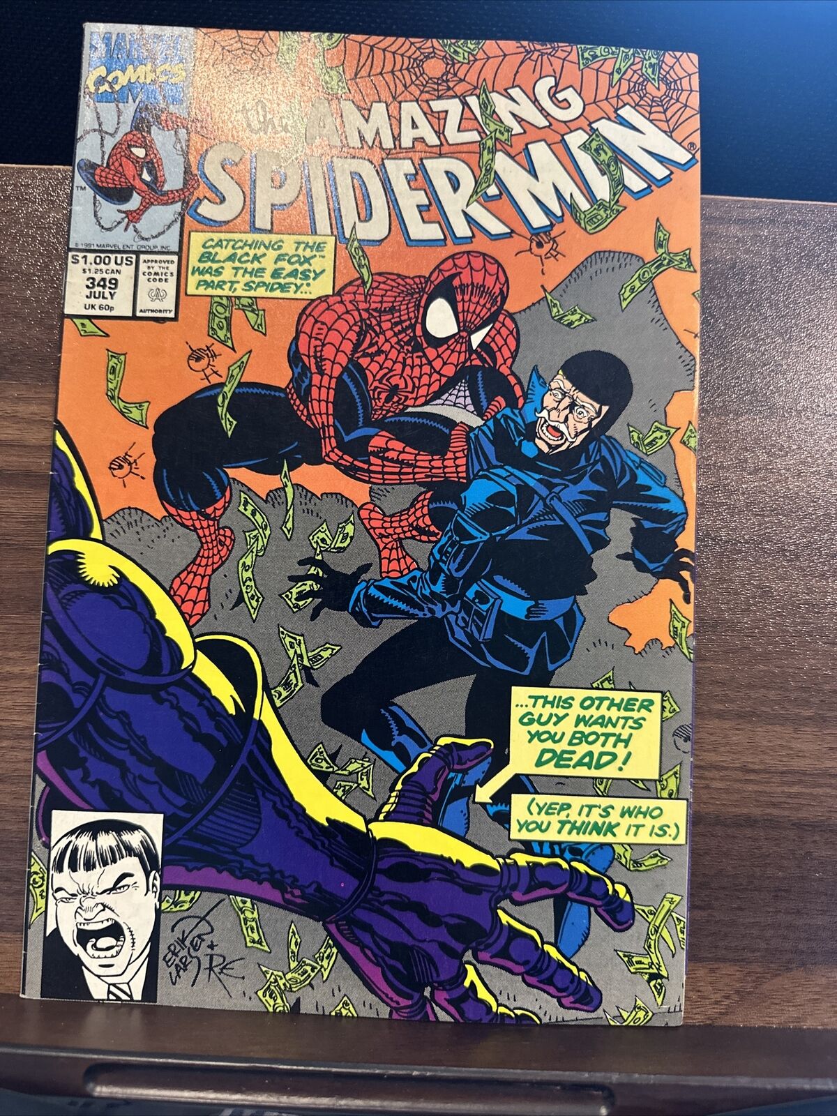 The Amazing Spider-Man #349 1991 Marvel Comics Comic Book 