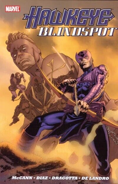 Hawkeye Blindspot GN Avengers Taskmaster Jim McCann Mike Perkins OOP VF