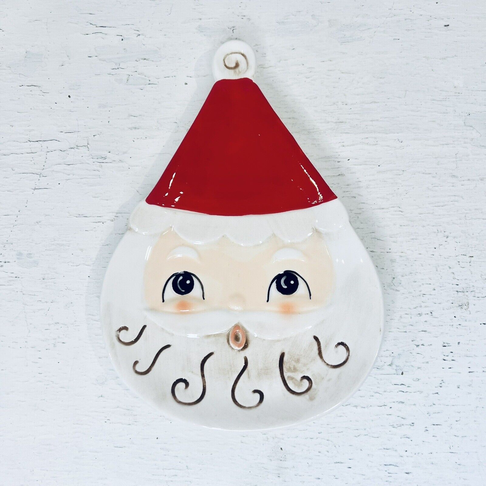 Johanna Parker Design Santa Clause Ceramic Spoon Rest Christmas Transpac