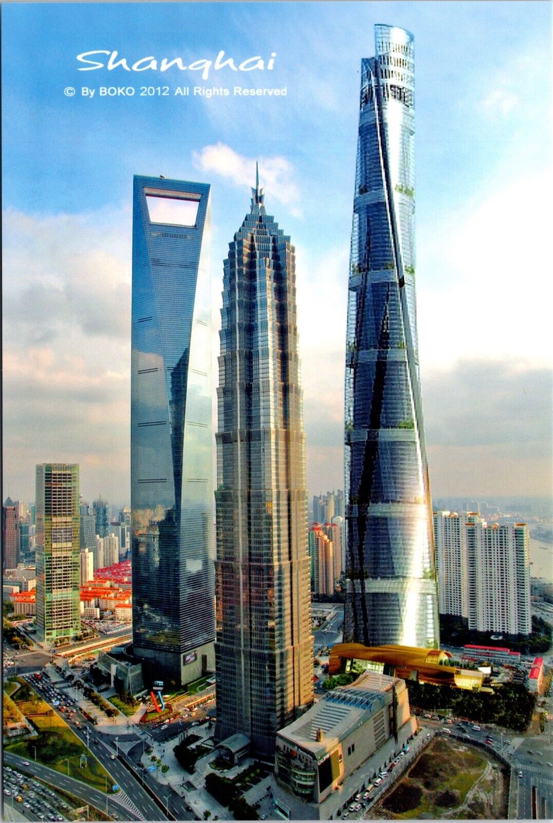 Views Of Shanghai New Scenery Center Tower China  Postcard Unp