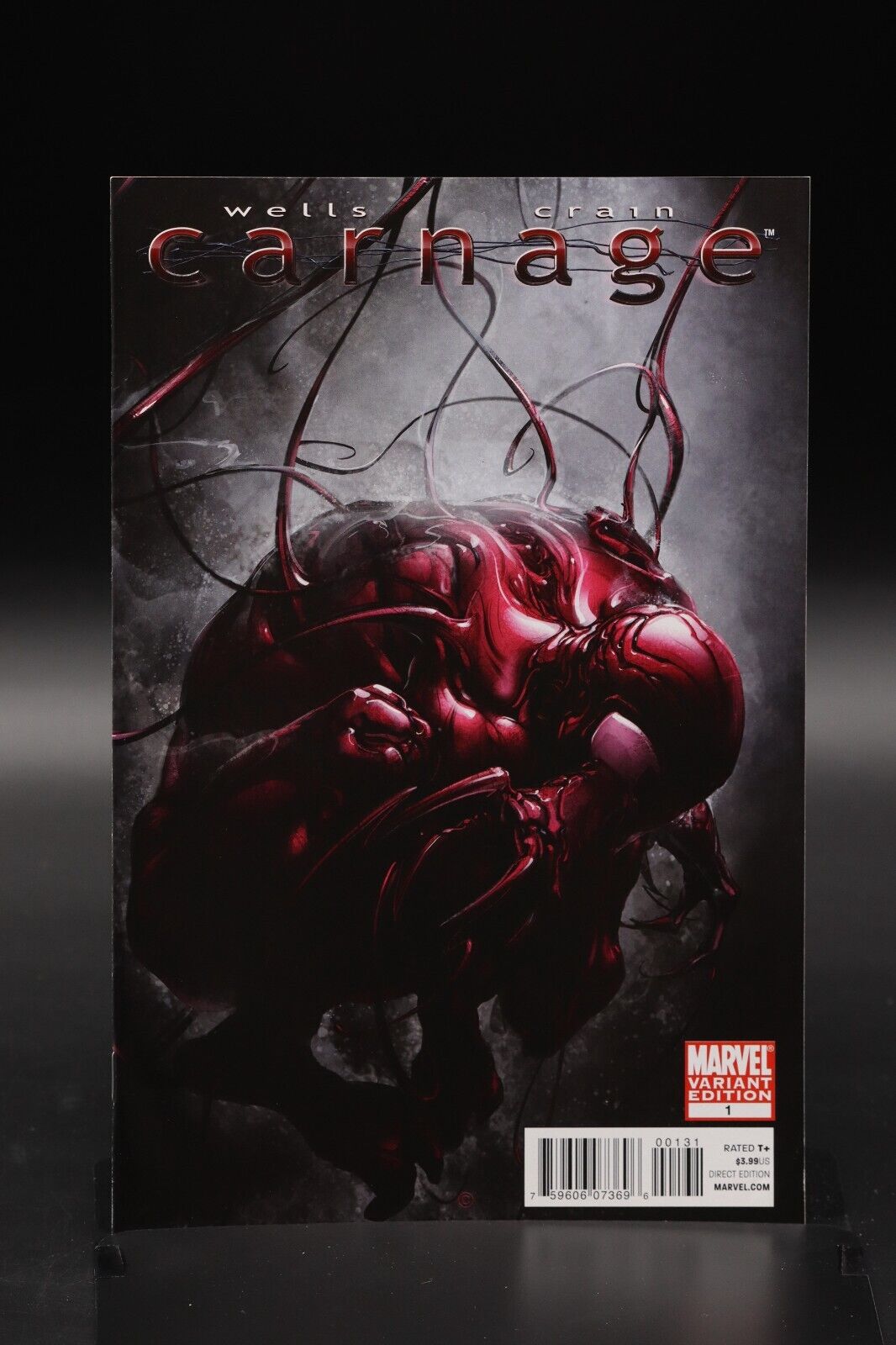 Carnage (2010) #1 Clayton Crain 1 In 10 Variant Cover & Art Zeb Wells VF/NM