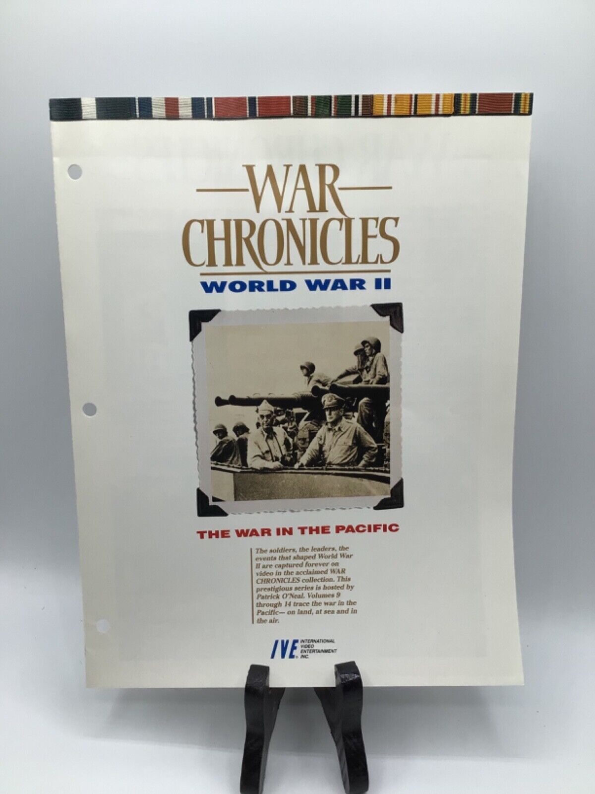 Vintage World War ll:The War Chronicles VHS Tapes Advertisment 1983