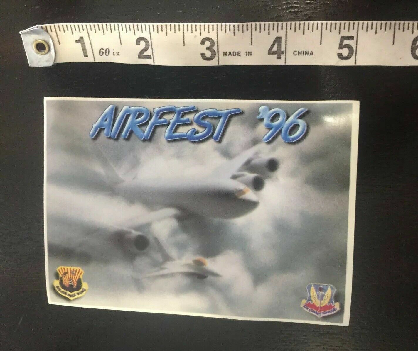 Vintage Airfest \'96 Sticker 5\