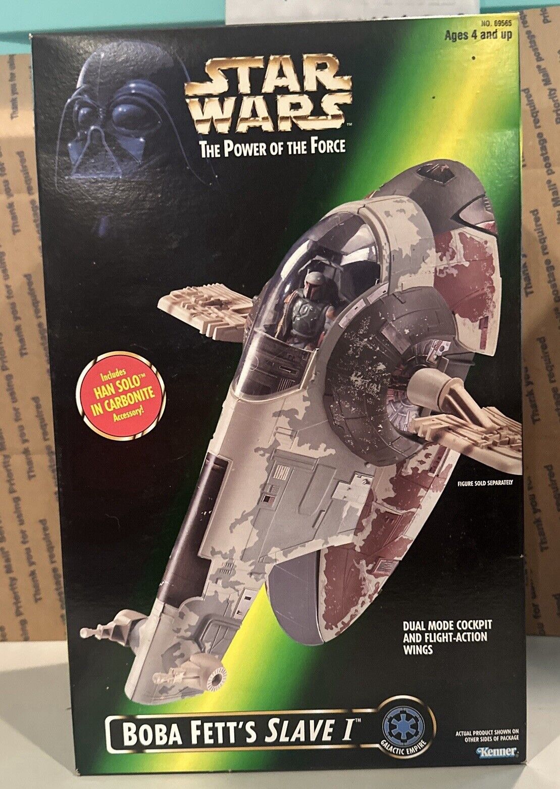 Star Wars The Power Of The Force Boba Fett’s Slave 1 Kenner
