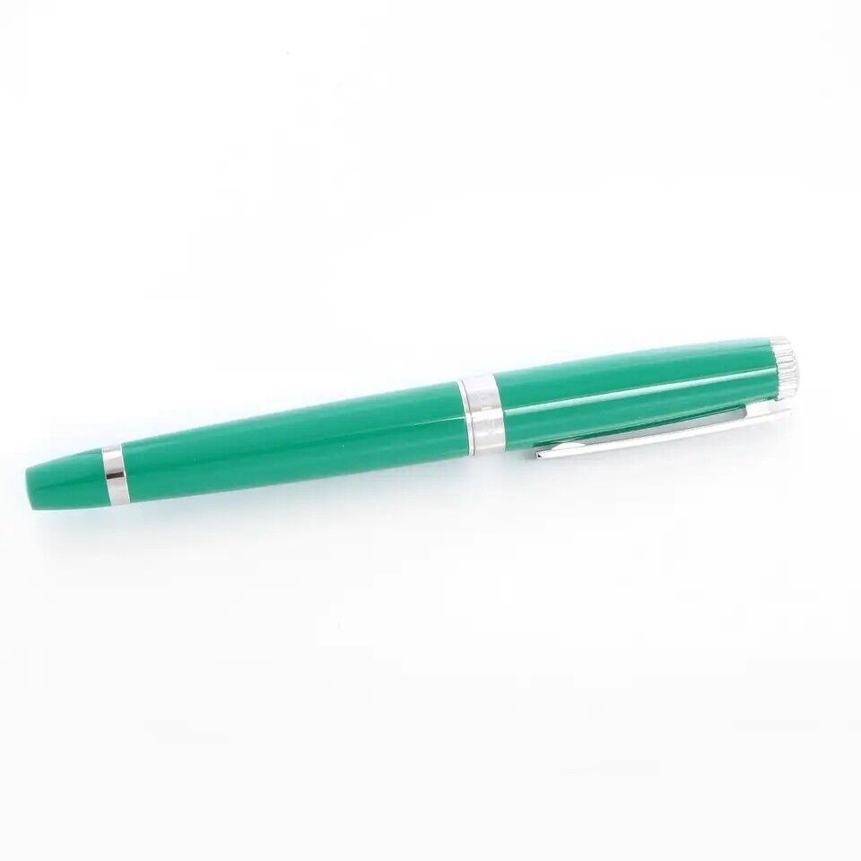 New Rolex Lacquer Green Executive Screw Twist Cap Pen with Box