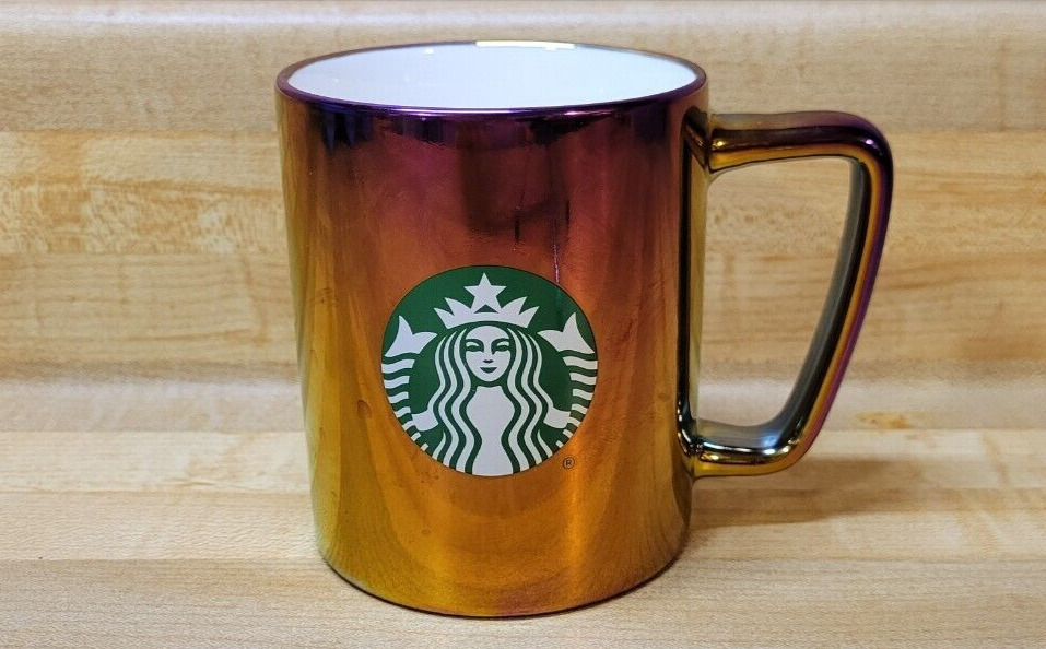 Starbucks Holiday Collection 2019, Red Iridescent Glass Mug
