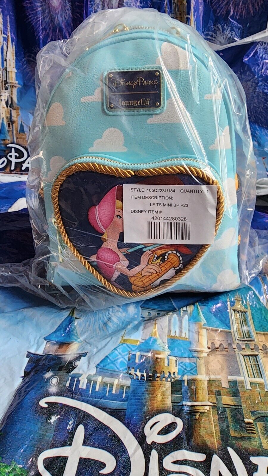 2023 Disney Parks Loungefly Toy Story Woody & Bo Peep Backpack NWT EXCLUSIVE