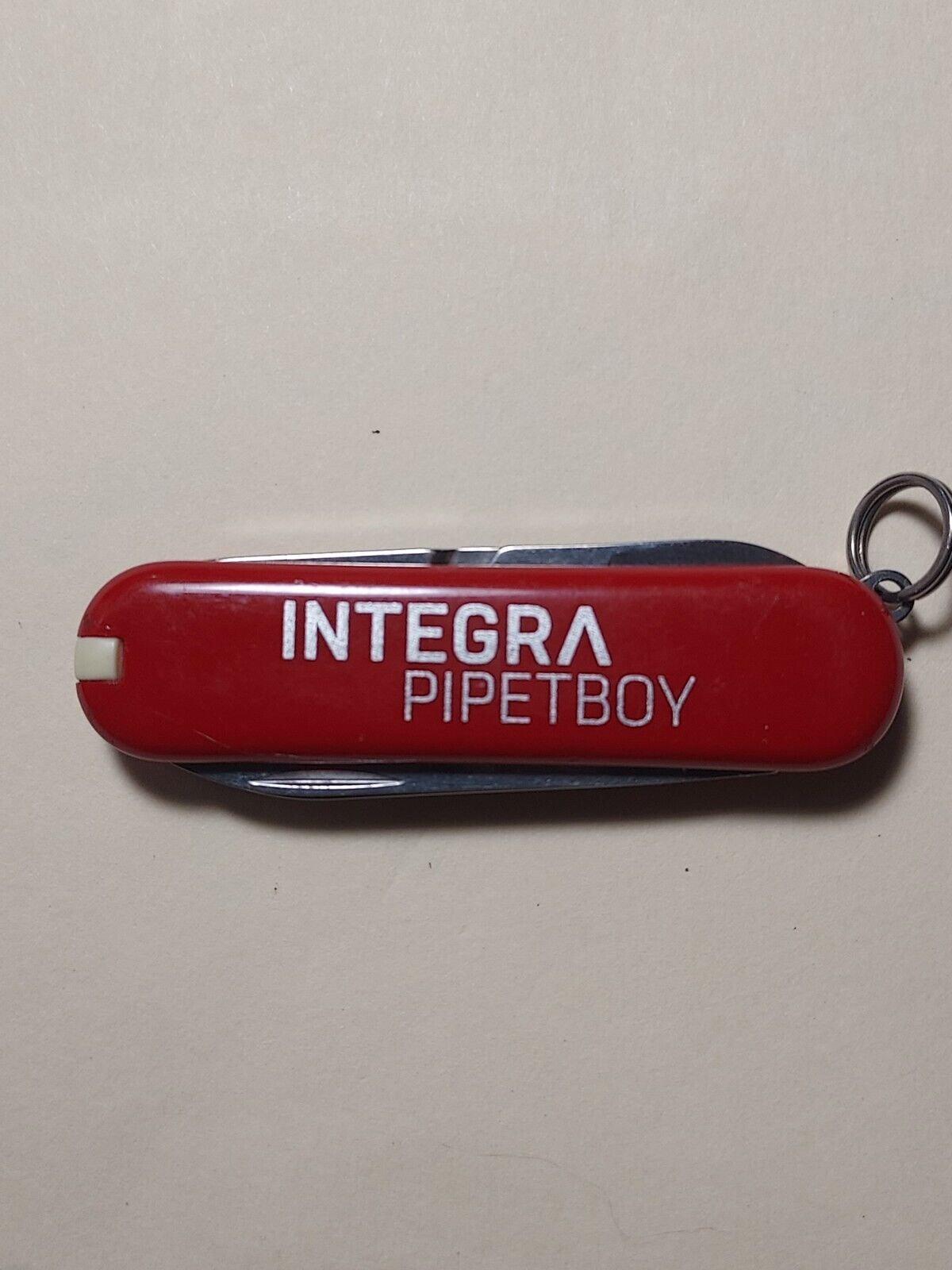 Victorinox Classic Swiss Army Knife Red advertising Integra Pipetboy