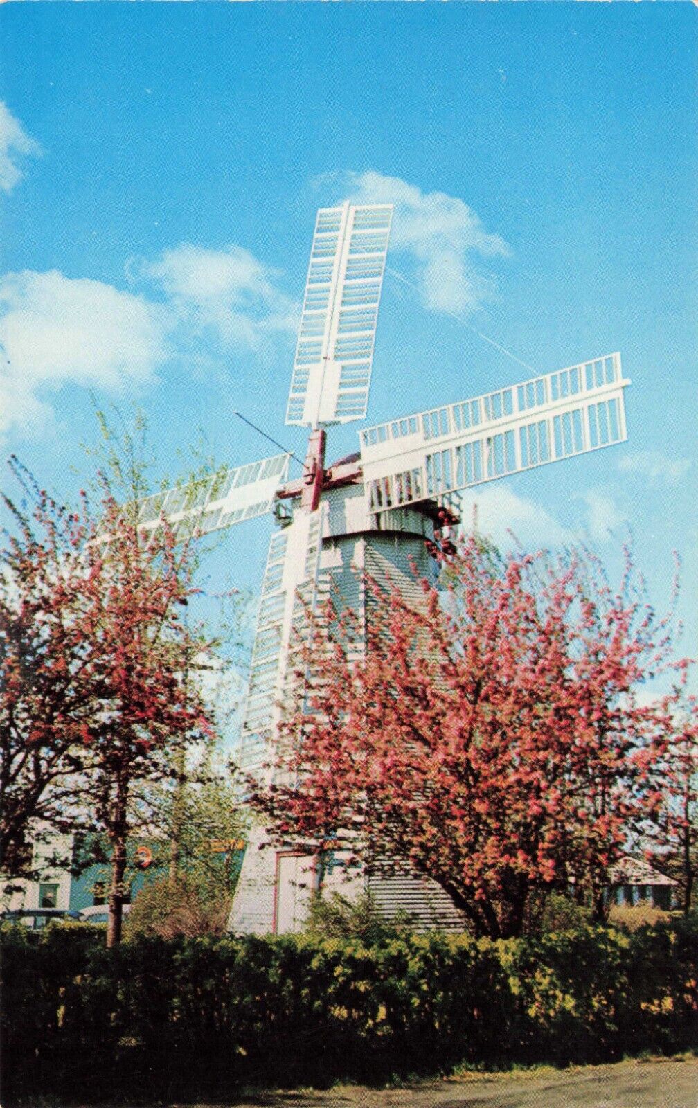 Postcard Old Grist Mill Milbank South Dakota Wind Mill