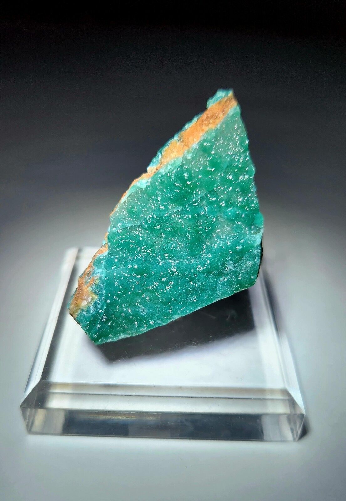 ***SUPERB-2 Sided Blue Zincolivenite Cuprian Adamite crystals, mine Greece***