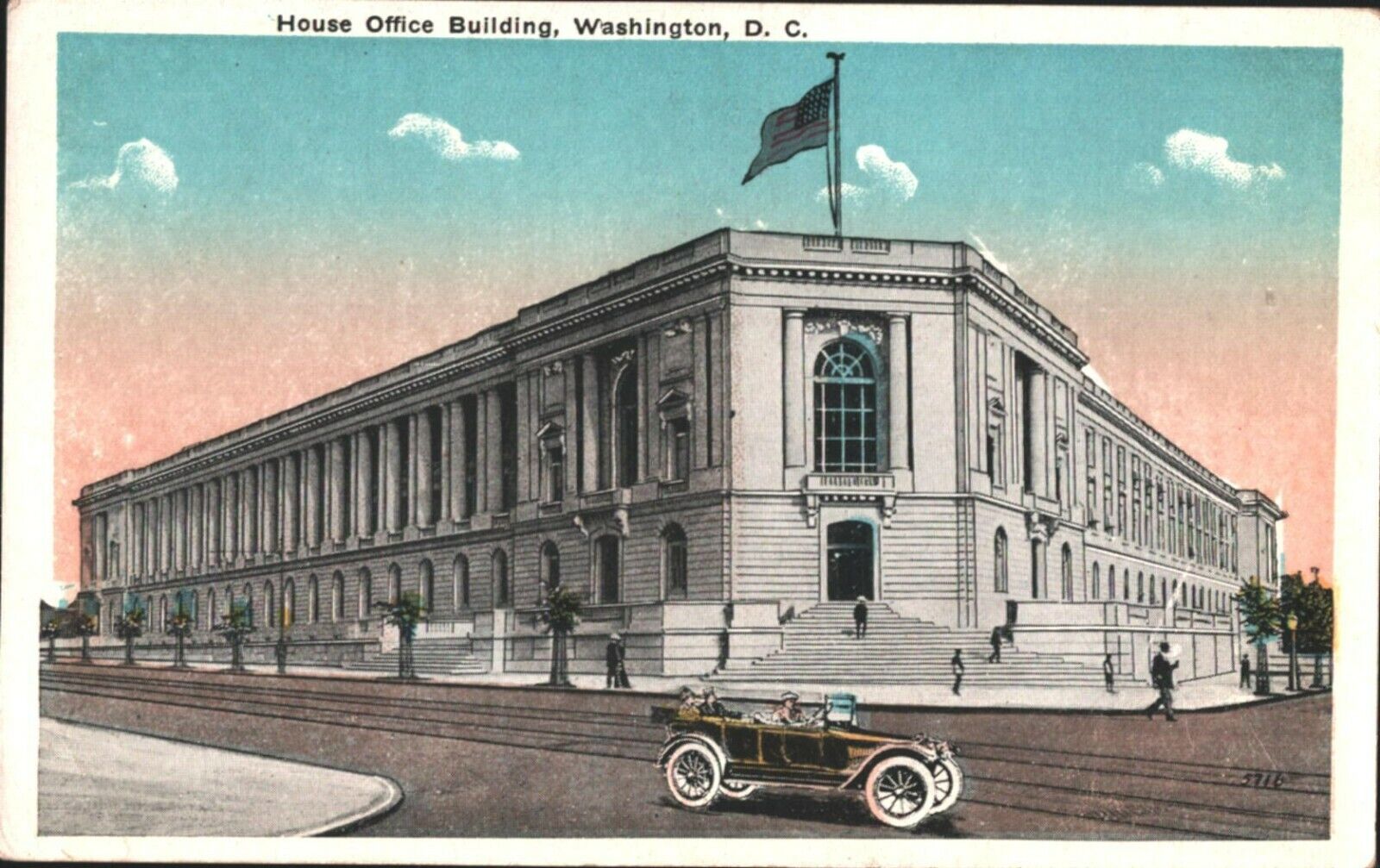 Antique Postcard Washington D.C. House Office Building