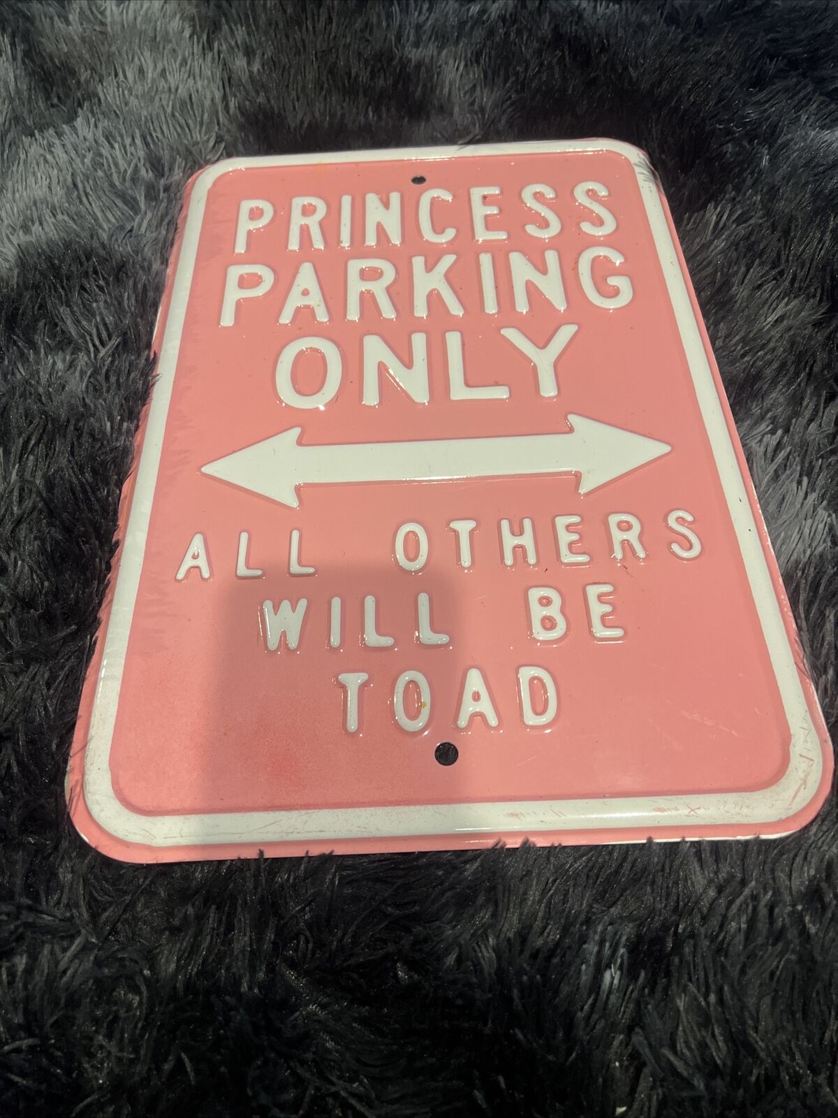 PRINCESS PARKING ONLY HEAVY DUTY METAL SIGN  12 \