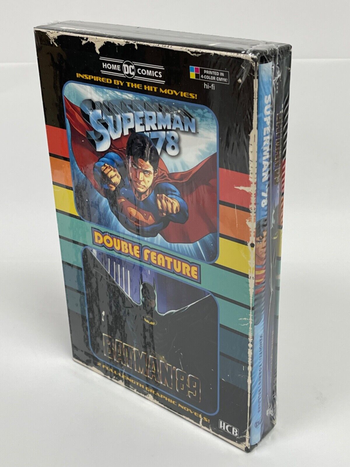 Superman ‘78 / Batman ‘89 2-Book Movie Box Set DC Comics HC Hardcovers Sealed