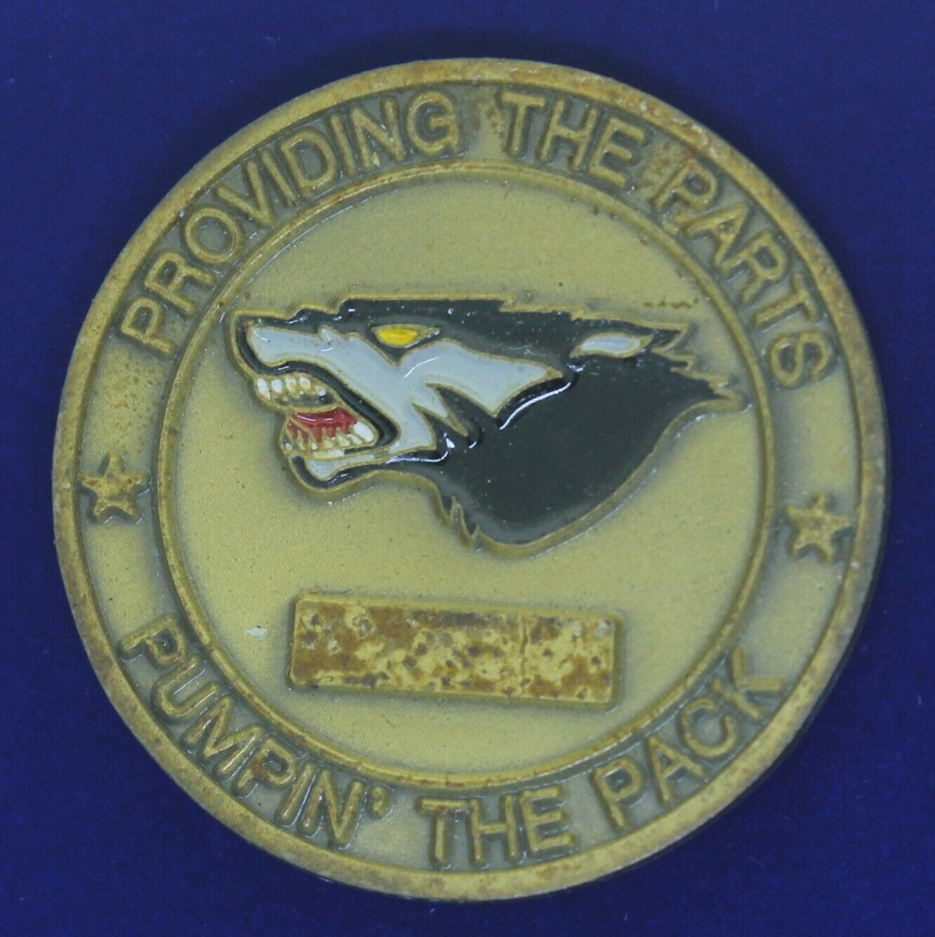USAF 8th Supply Squadron Killer Bees Pumpin\' The Pack Challenge Coin LM