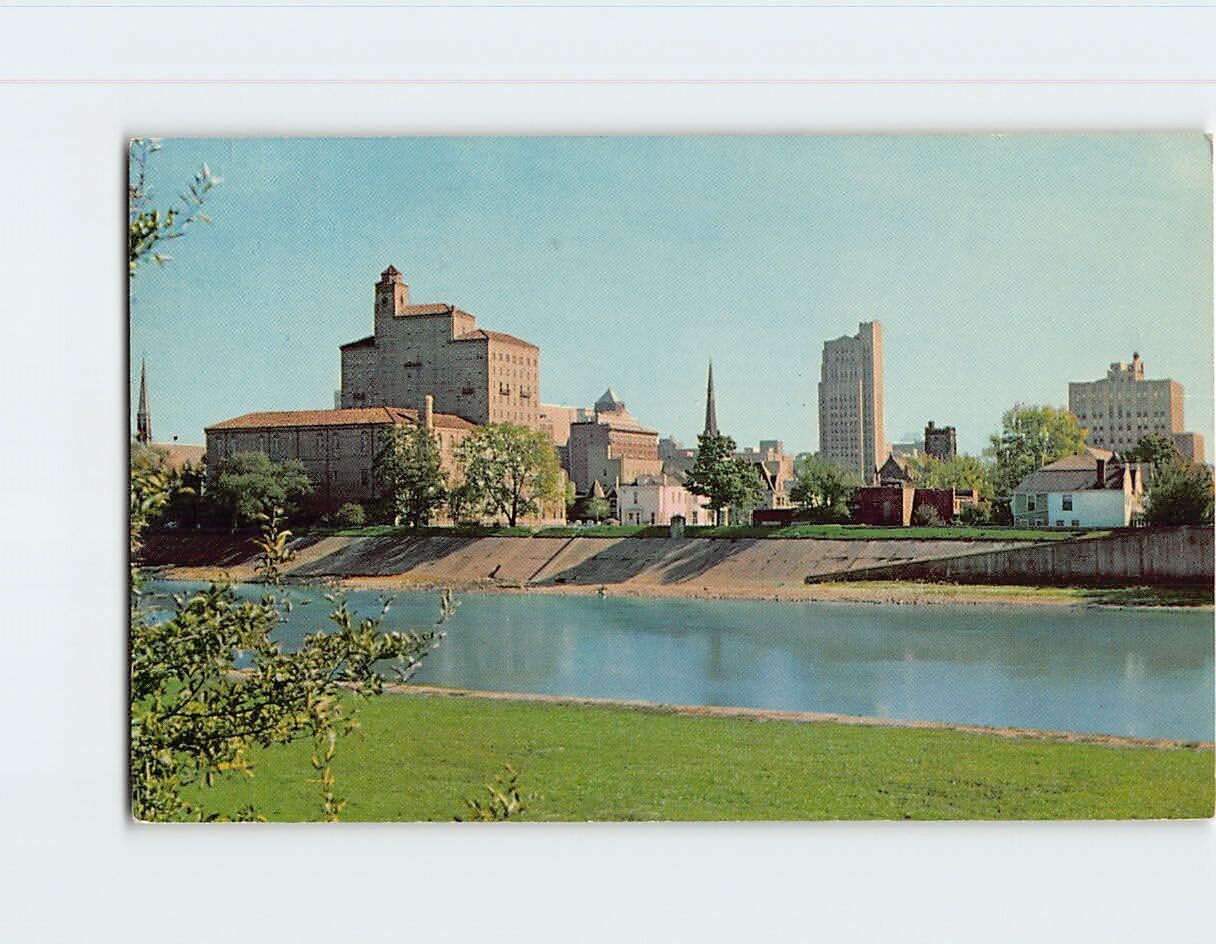 Postcard The Impressive Skyline of Dayton Ohio USA