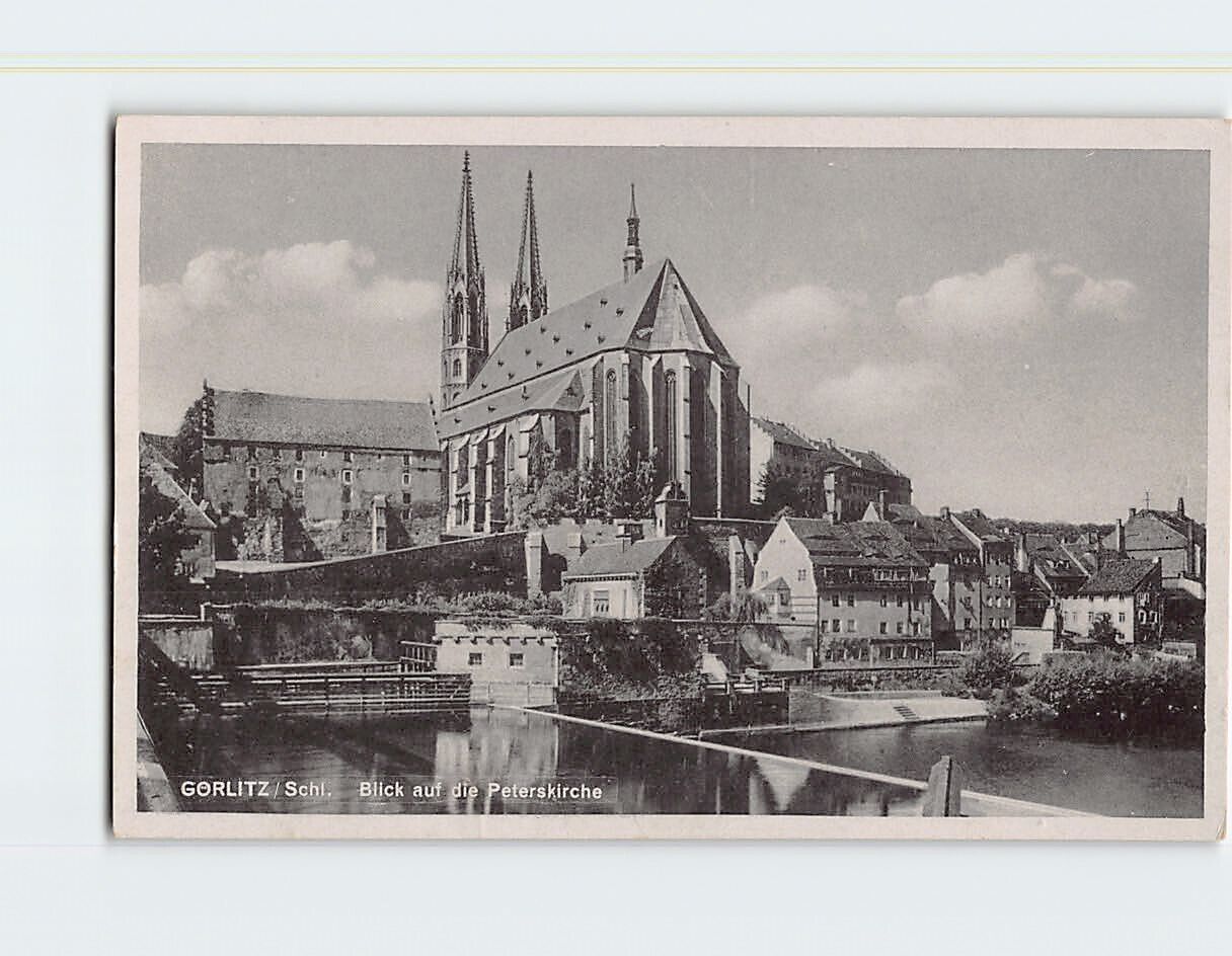Postcard Blick auf die Peterskirche, Görlitz, Germany