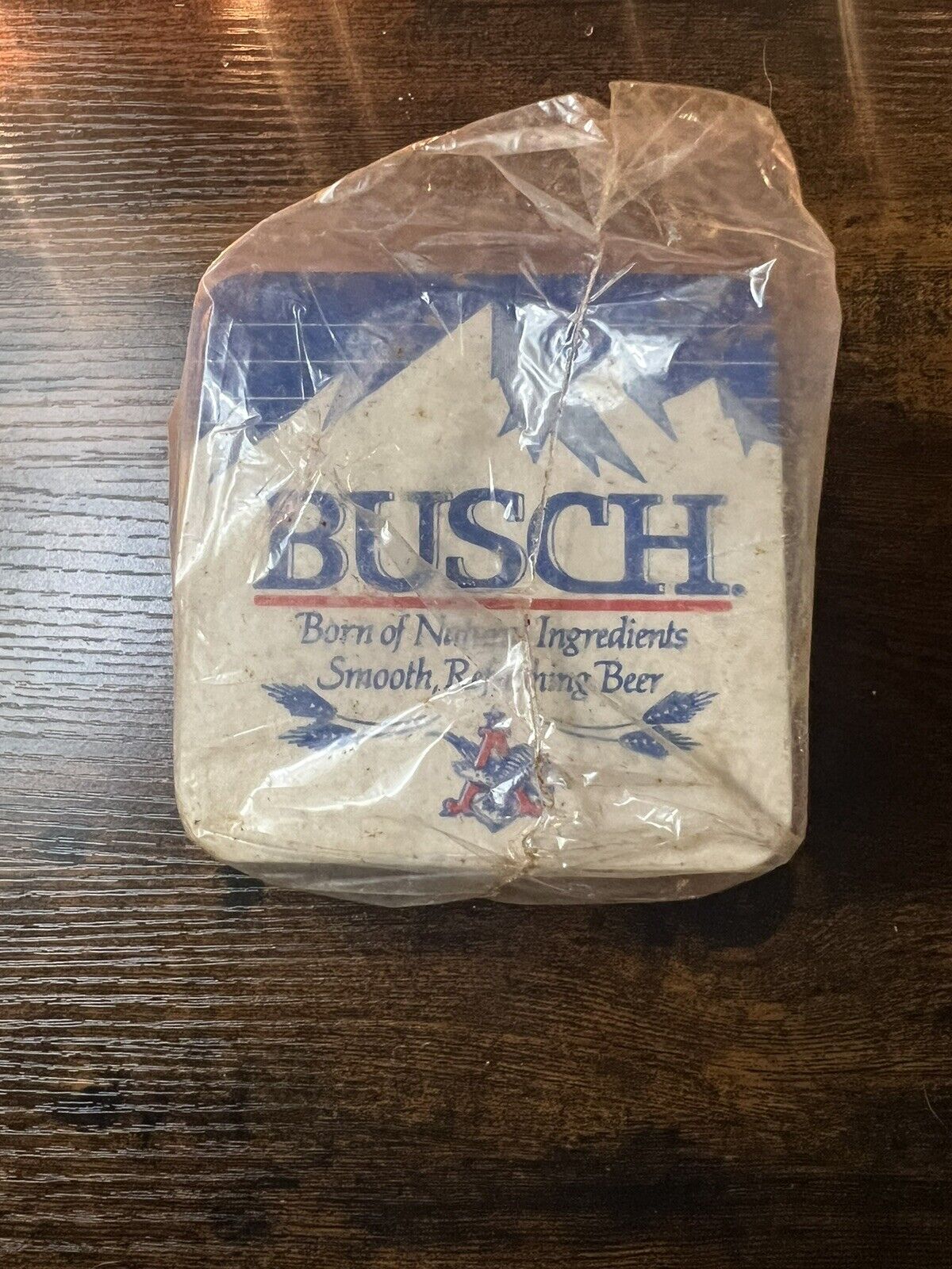NOS Busch Beer Coasters 1980s