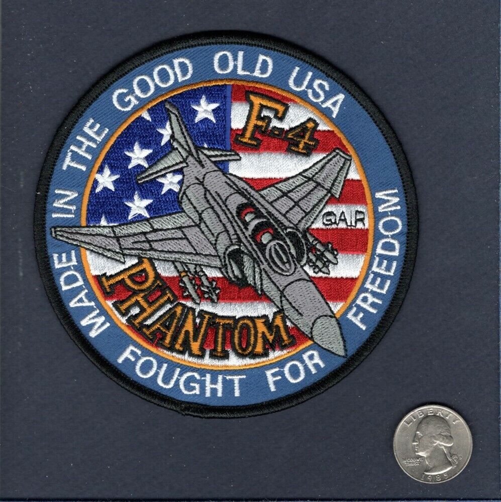 F-4 F-4B F-4G F-4C F-4D PHANTOM USAF ANG US NAVY USMC RAF GAF Squadron Patch FFF
