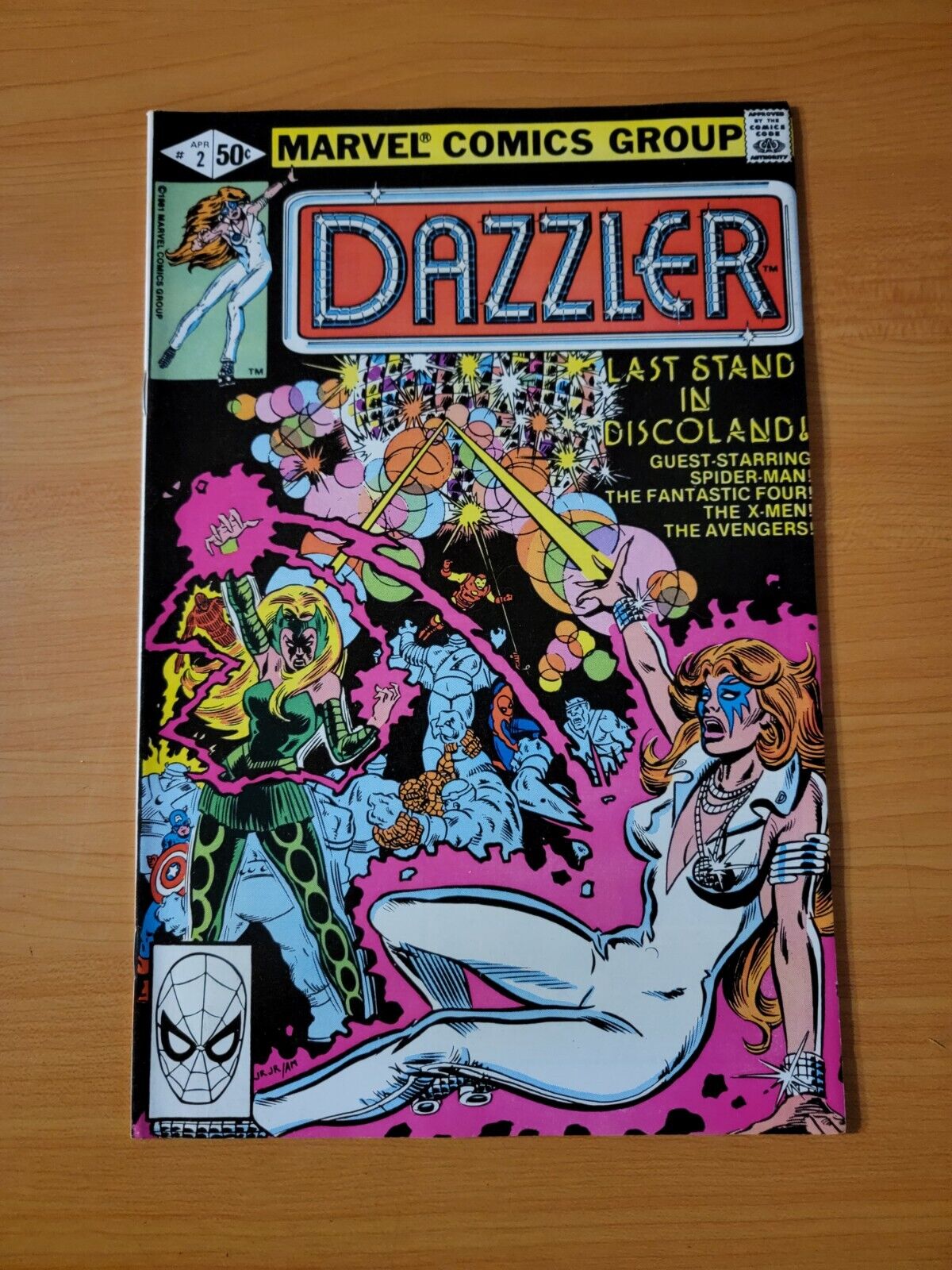 Dazzler #2 Direct Market Edition ~ NEAR MINT NM ~ 1981 Marvel Comics