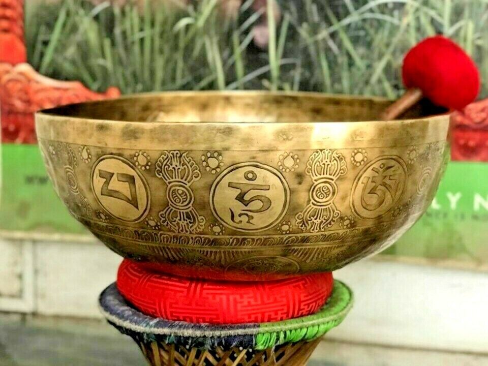 Flower of Life-Singing Bowl- Best Healing-Meditation-Yoga-Sound Therapy- Nepal