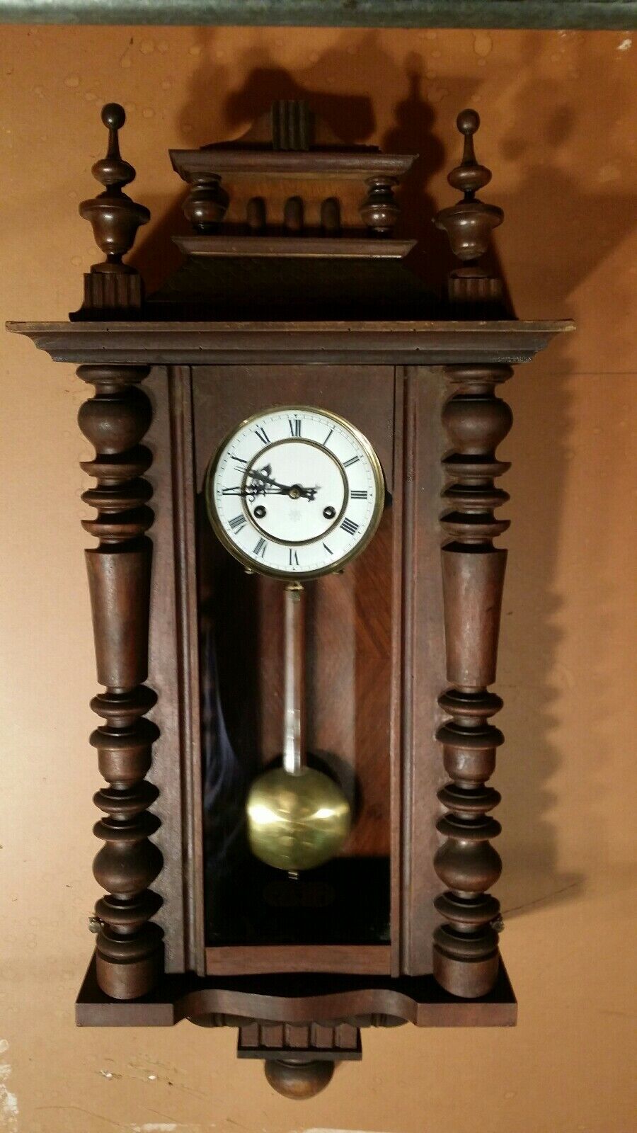 Antique German Junghans wall clock