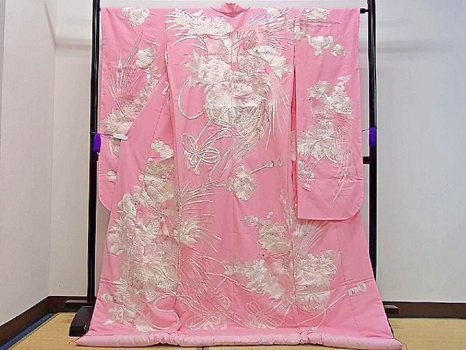 Japanese Kimono Uchikake Wedding Pure Silk japan 1660