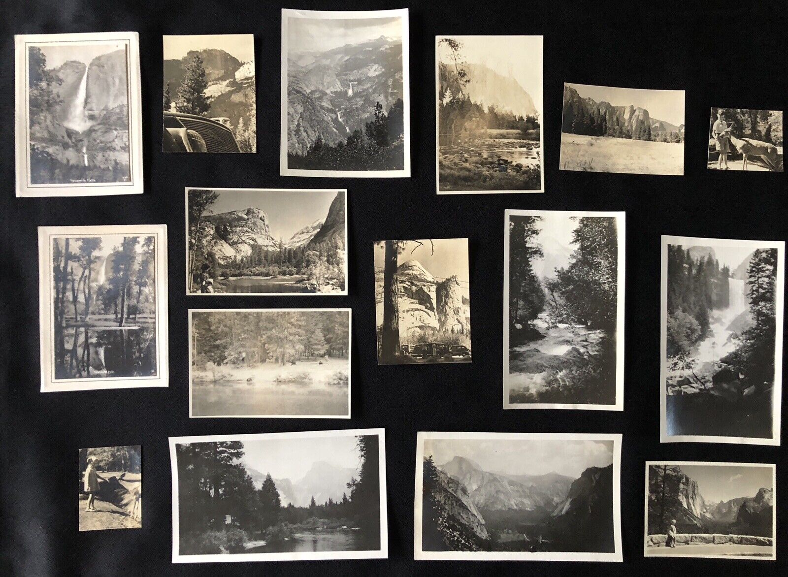 Vintage 1930s Yosemite National Park Historic Original Photos Lot Vernal Falls