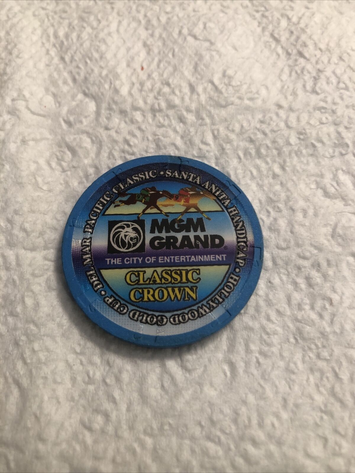 MGM Grand Casino Las Vegas Classic Crown 1997 Casino Chip