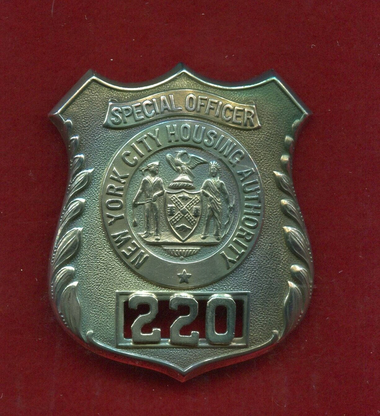 Obsolete Antique Vintage   housing officer  Badge
