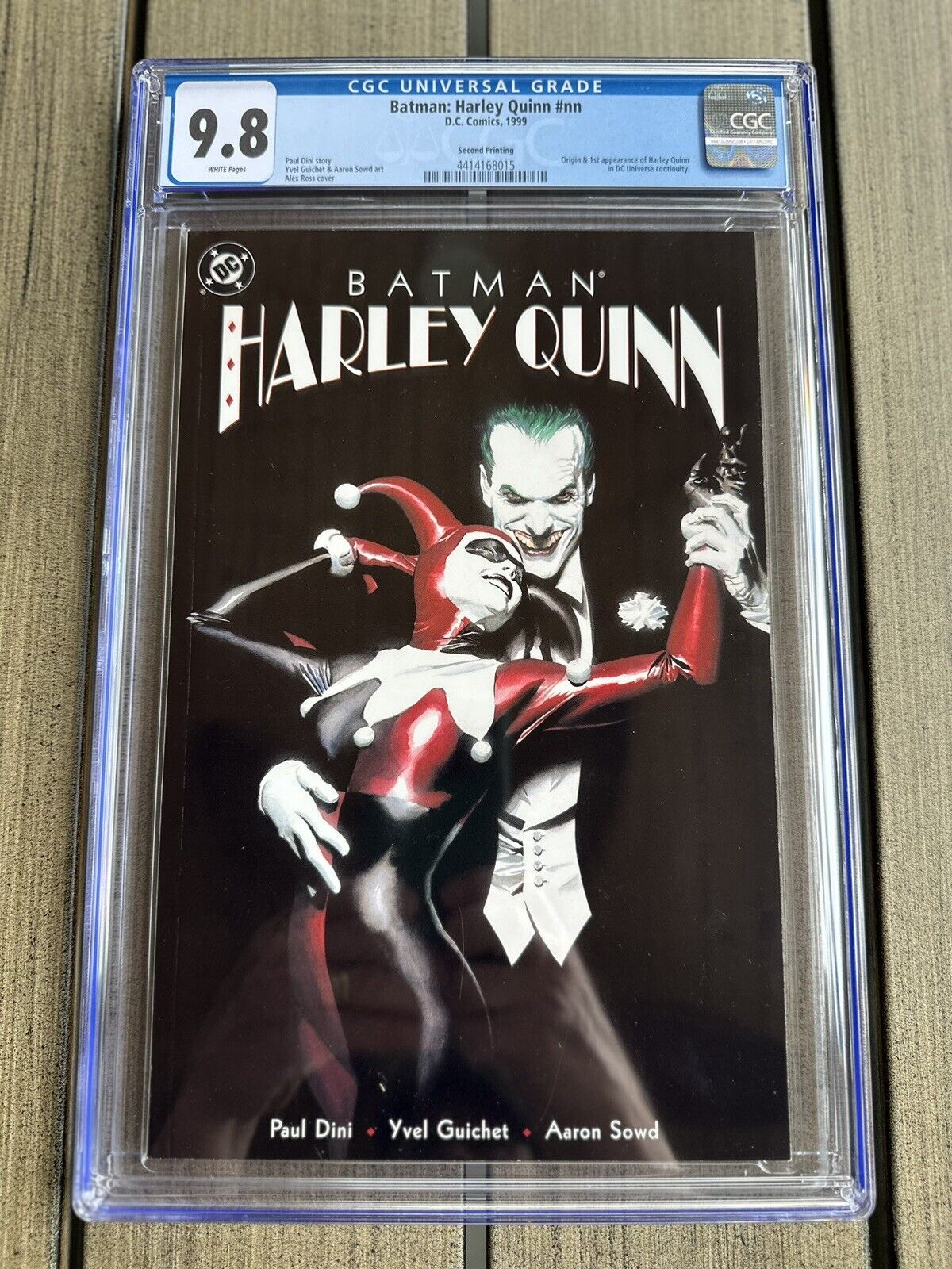 Batman Harley Quinn #1 CGC 9.8 (2nd Print) 🔑 1st App of Harley Quinn in DC Cont