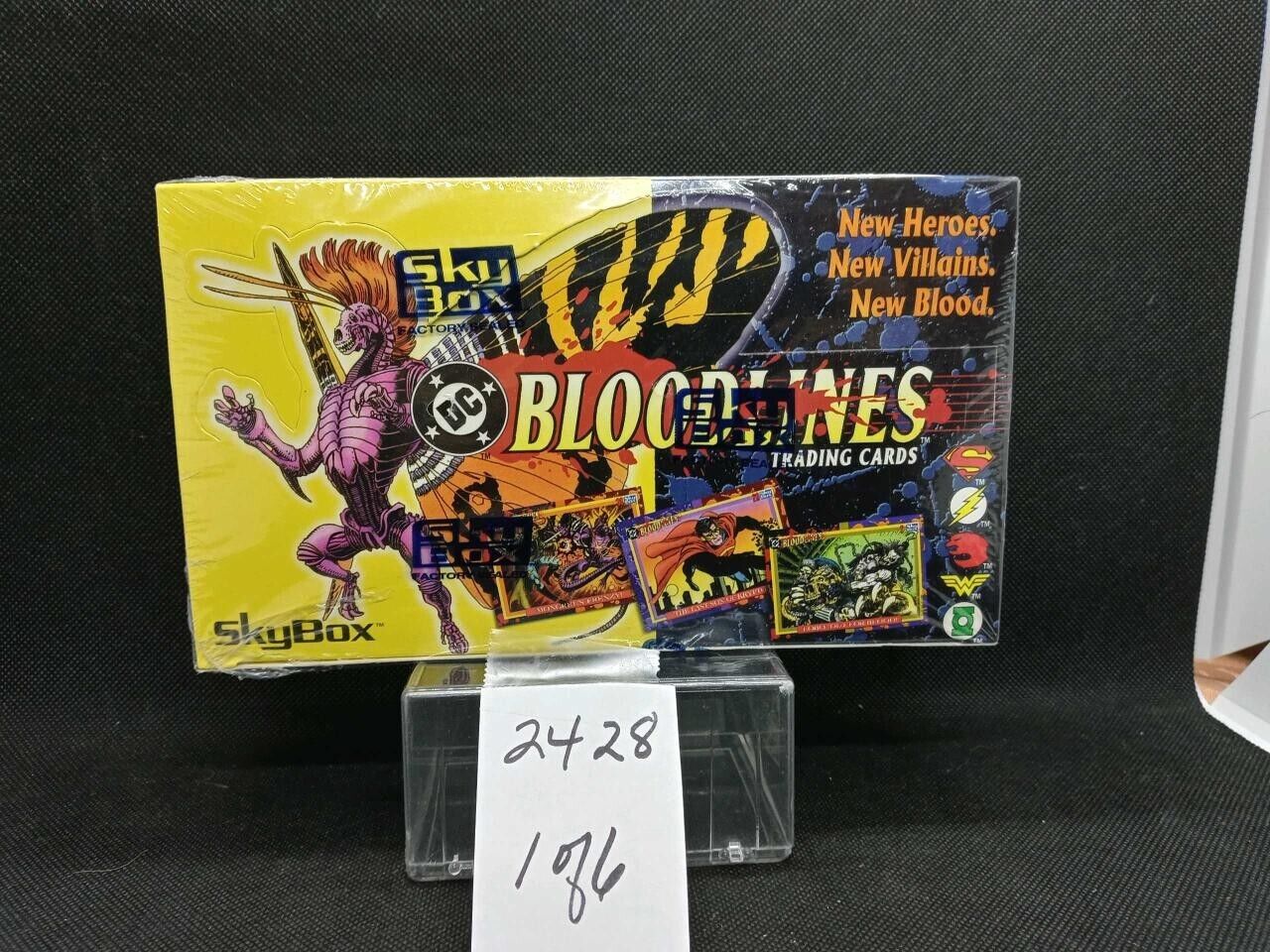1993 SkyBox DC Bloodlines Trading Cards Factory Sealed Box 36 Packs