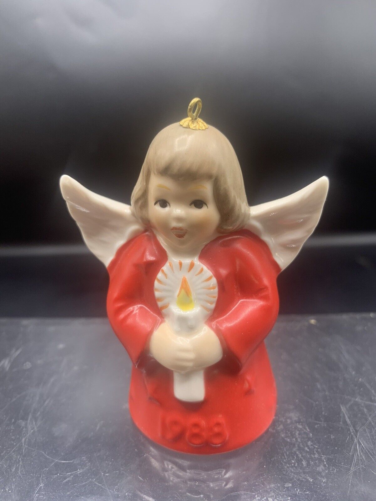 GOEBEL Adorable Christmas VTg 1988 ANNUAL ANGEL BELL.