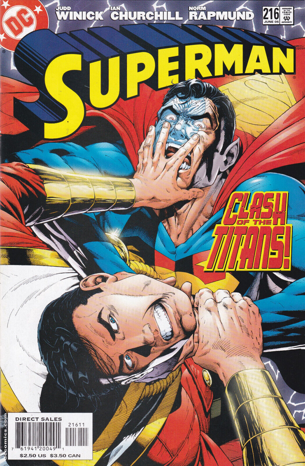 Superman #216,  Vol. 2 (1987-2006, 2019) DC Comics, High Grade